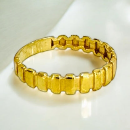 21k Gold Stacking Ring