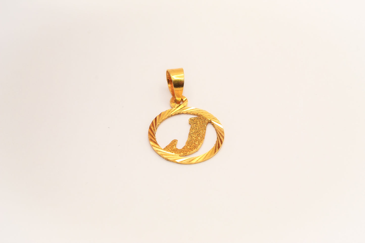 21K Gold Initial Pendants