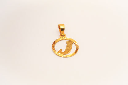 21K Gold Initial Pendants