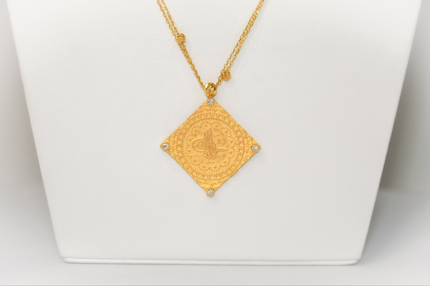 21k Gold Fancy Turkish Necklace