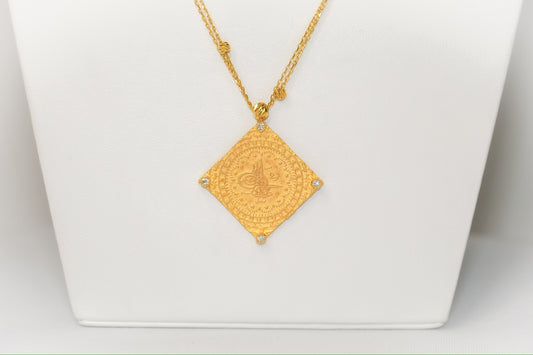 21k Gold Fancy Turkish Necklace