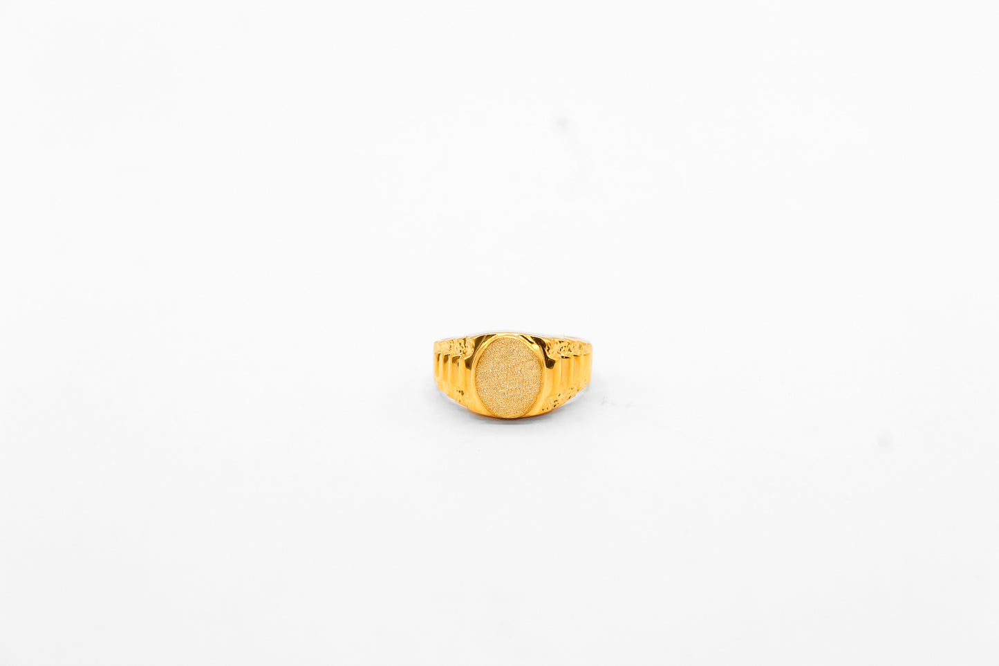 21K Gold Signet Ring