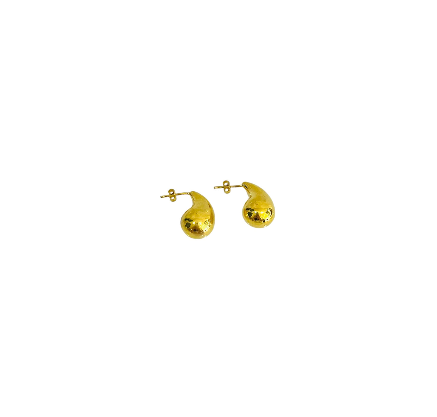 21k Gold Tear Drop Earrings