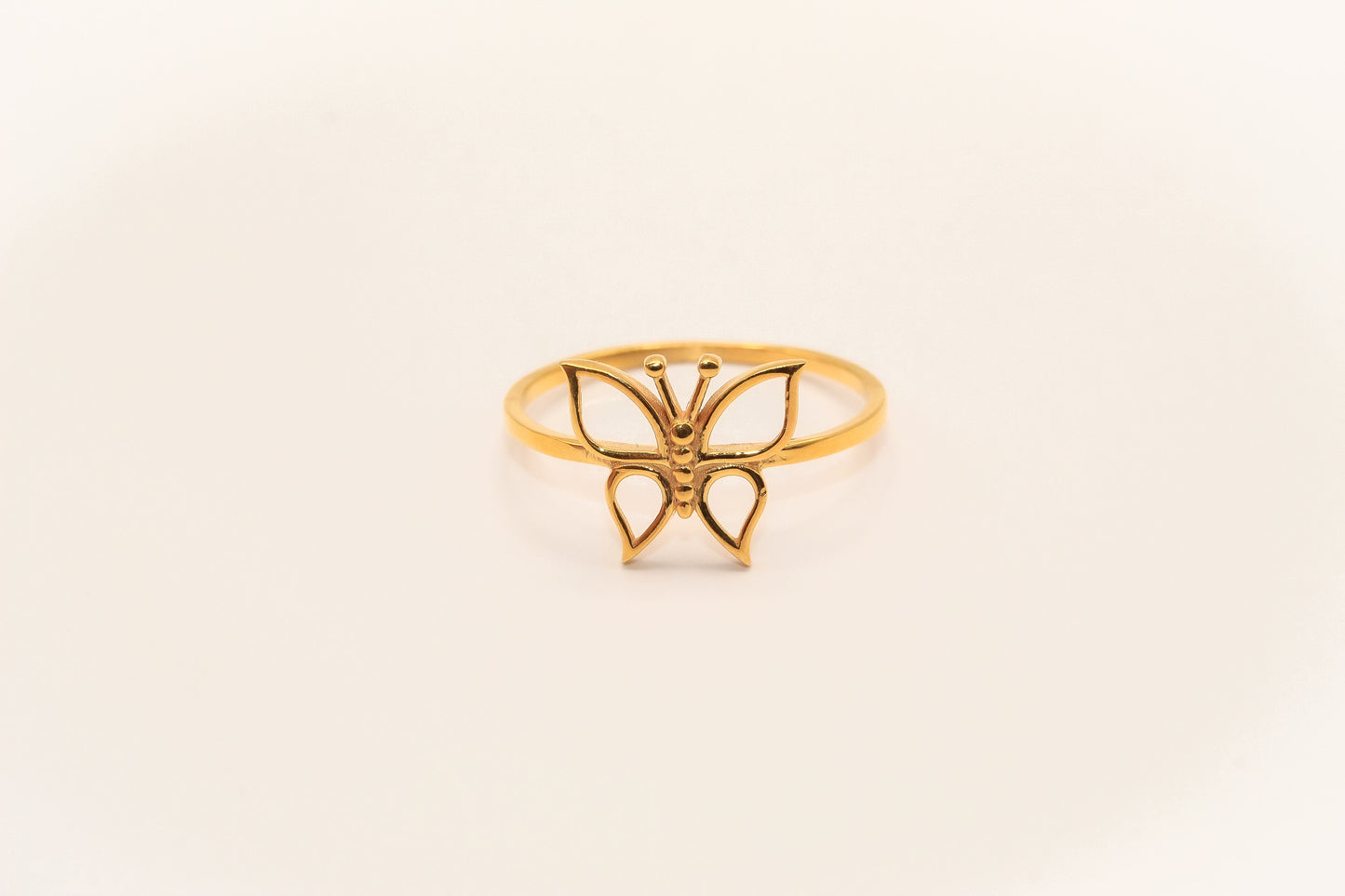 21K Gold Butterfly Ring