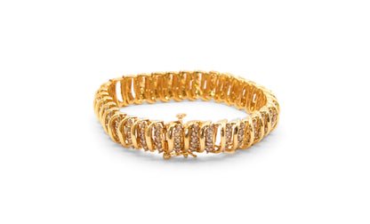 10K Gold Diamond 5 Carat Tennis Bracelet