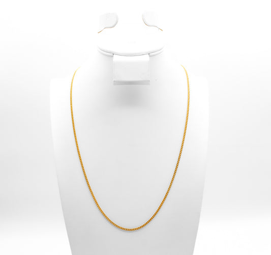 18K Gold Curb Chain