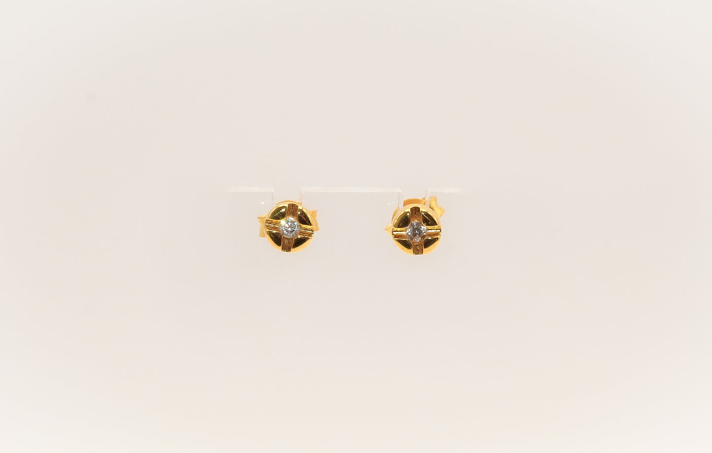 21K Gold Mini Kids Earrings