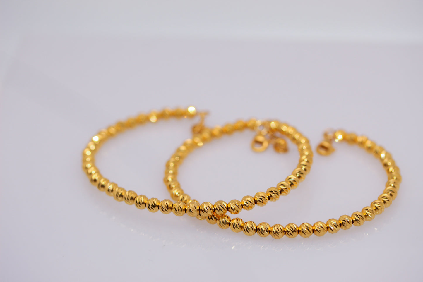 21k gold Beaded Bracelets