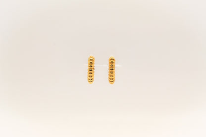 21K Gold Mini Huggies Earrings