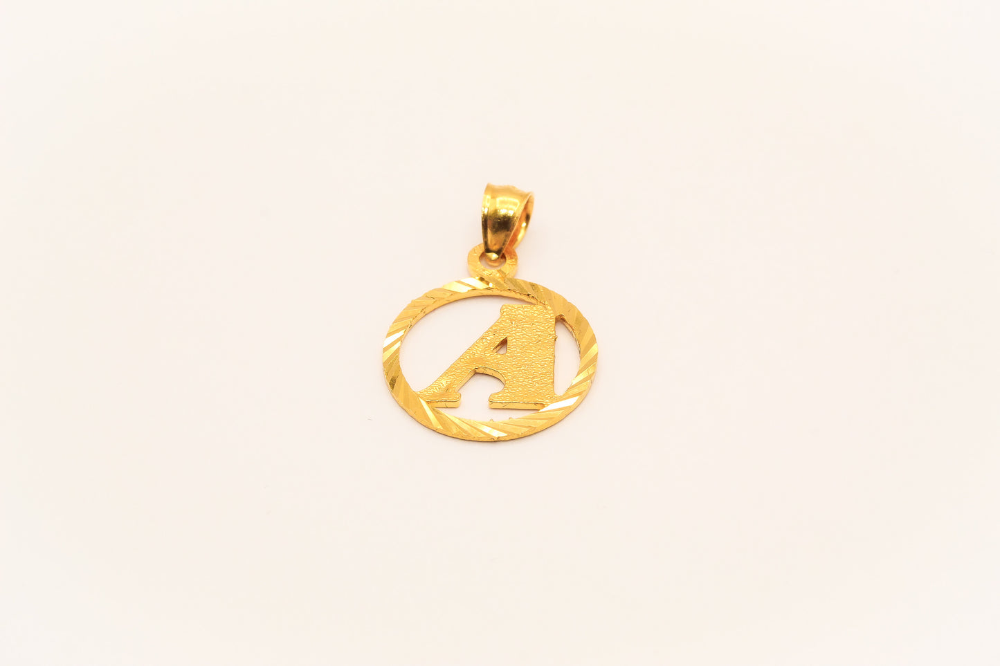 21K Gold Initial Pendants