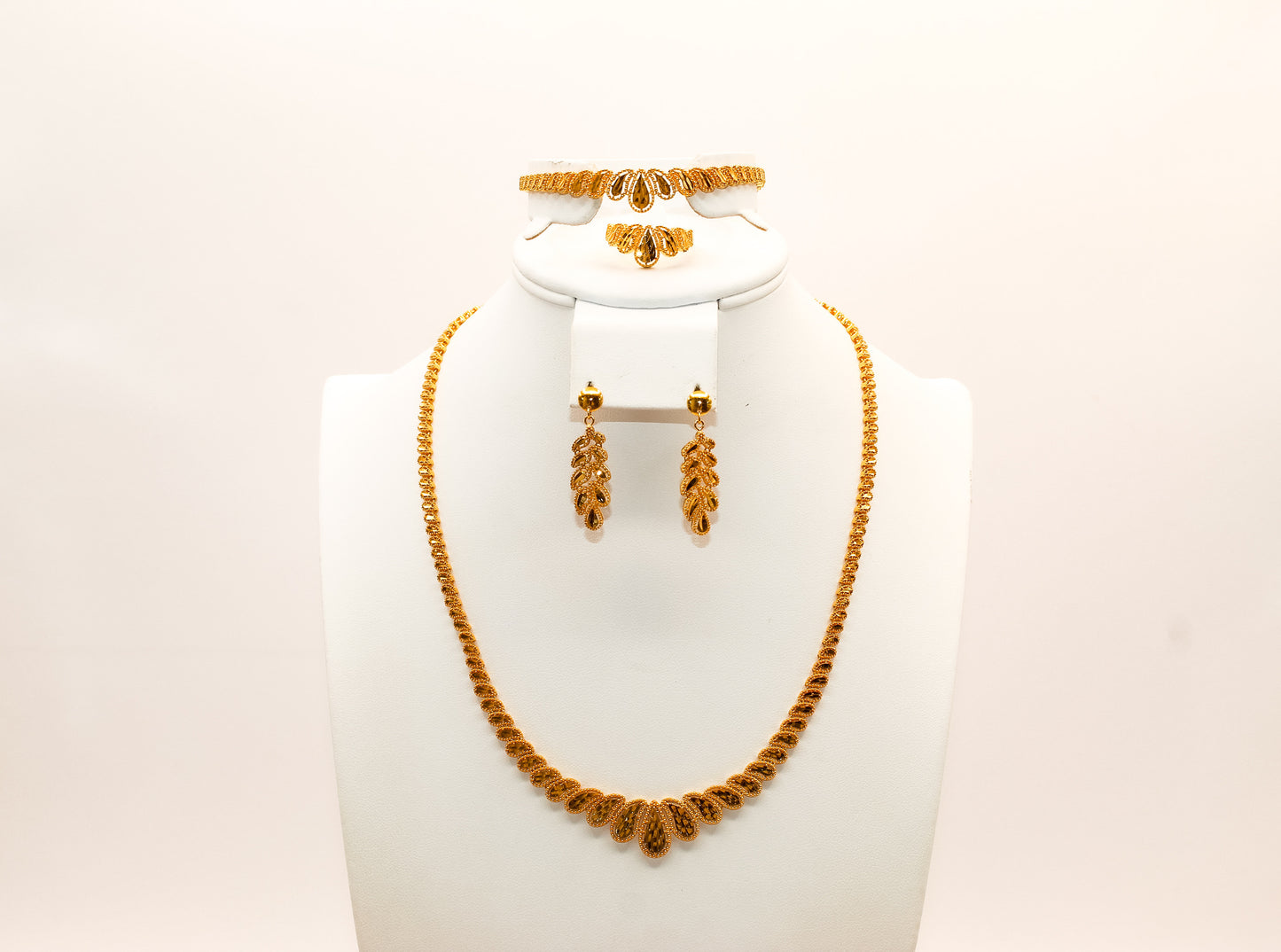 21K Gold Engagement Set