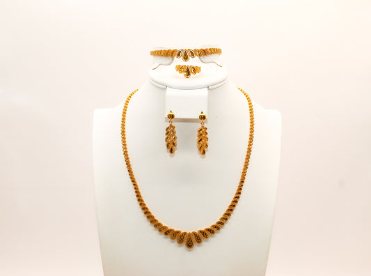 21K Gold Engagement Set
