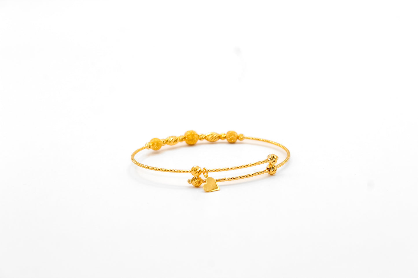 21K Gold Kids Bead Bracelet