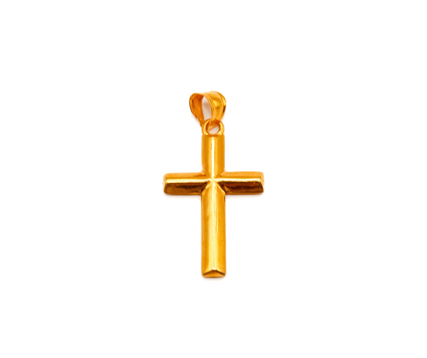 21K Ahold Across Pendant