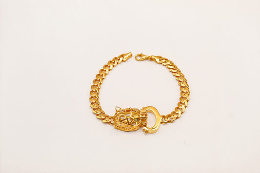 21K Gold Panther Bracelet
