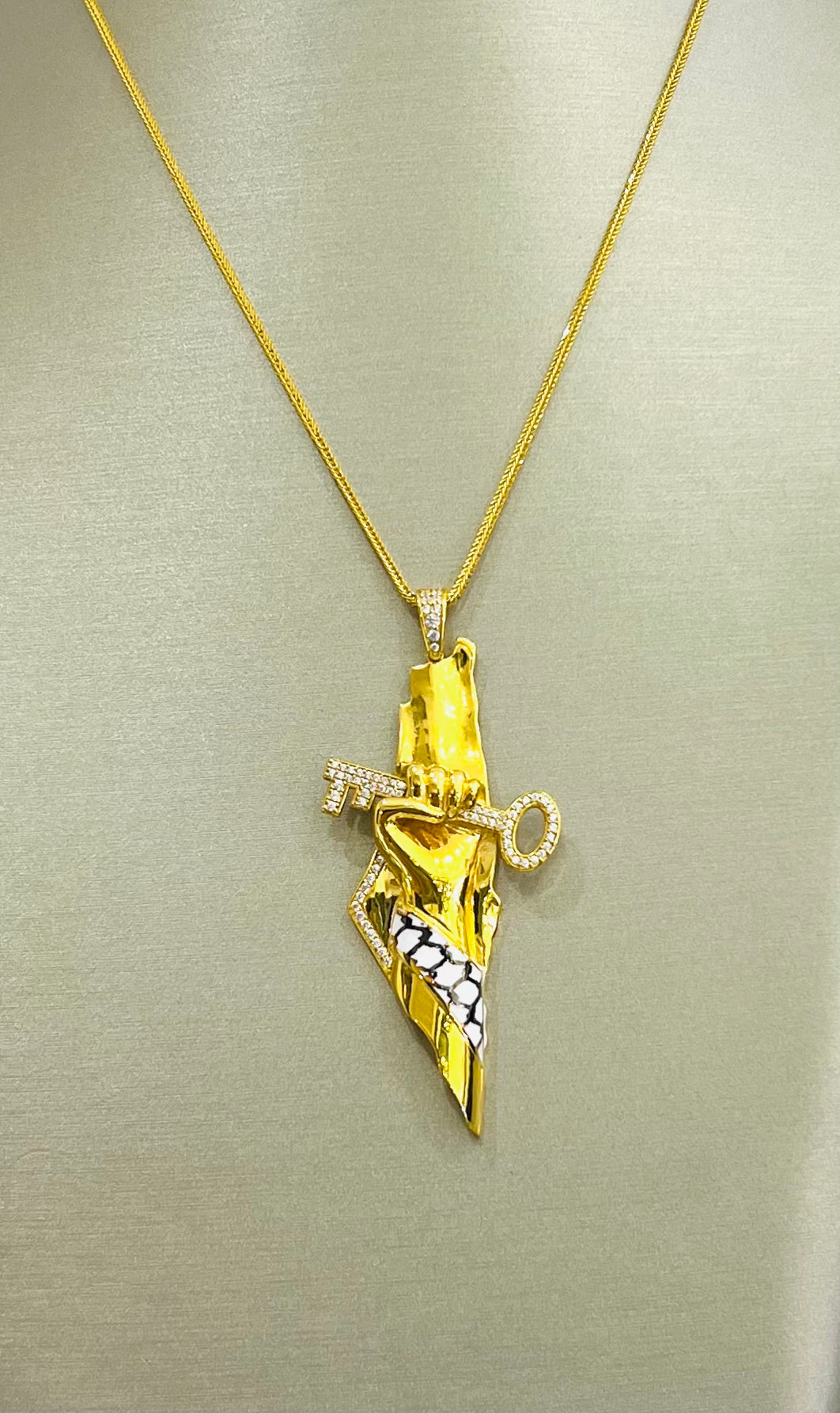21k Gold Palestine Necklace