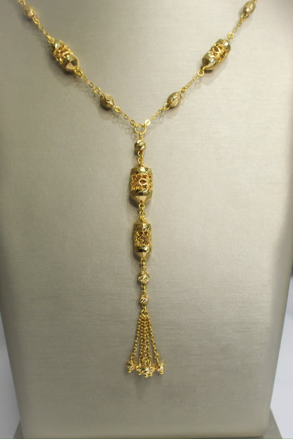 21k Gold long Masbaha Set