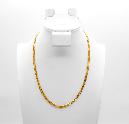 21K Gold Curb Chain