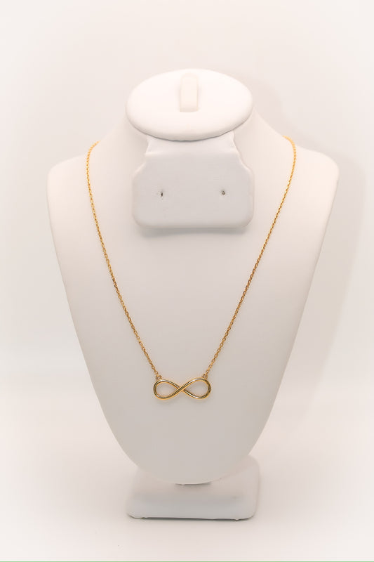 21k Gold Infinity Necklace