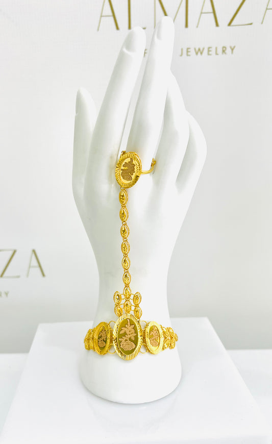 21k Gold Hand Jewelry