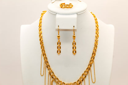 21K Gold Engagement Set