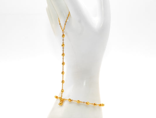 21K Hand Bead Bracelet