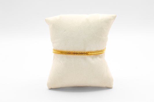 21K Gold Chain Bracelet