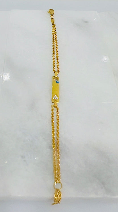 21k Gold Kids Bracelet