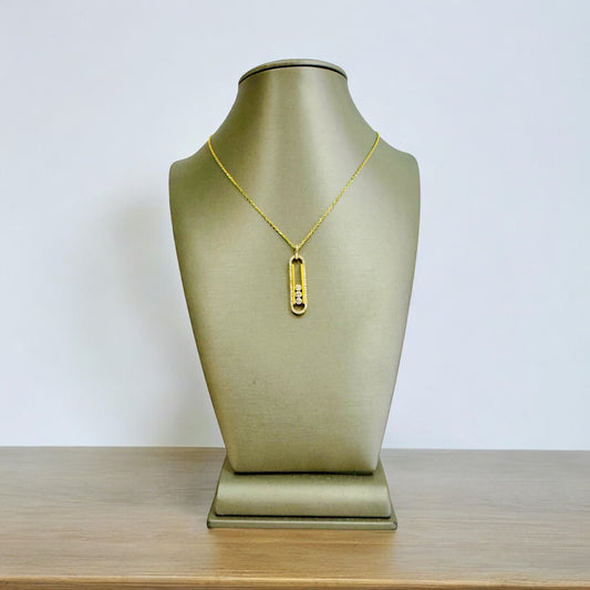 21k Gold Modern Necklace