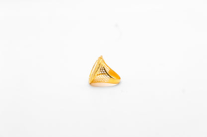 21K Gold Turkish Coin Ring