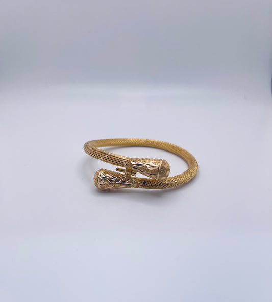 21k Gold Bangle Bracelet