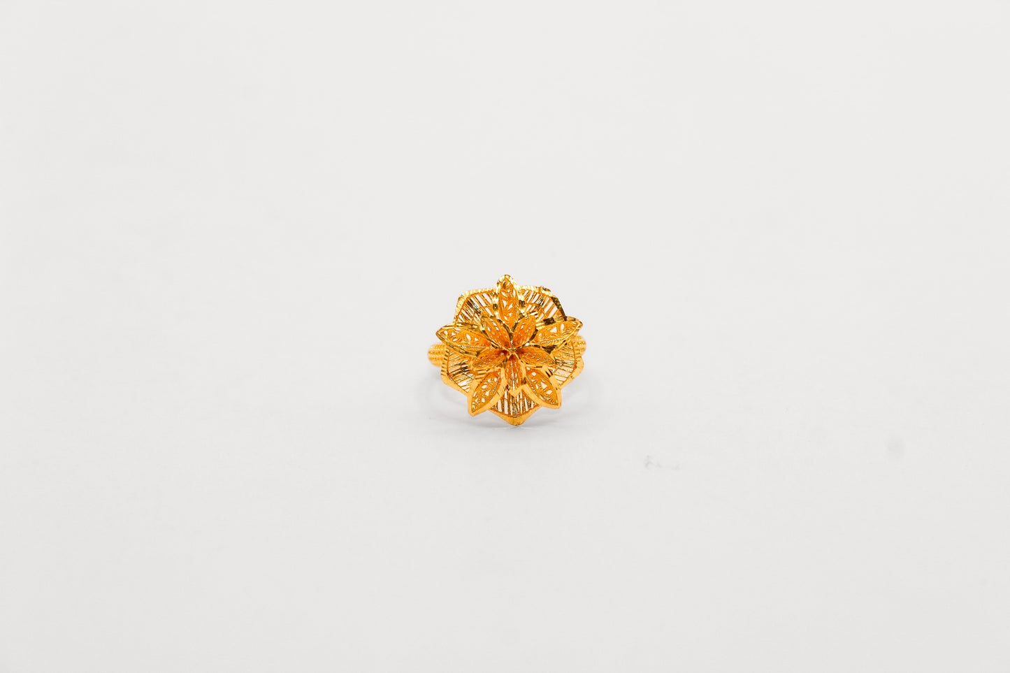21K Gold Flower Ring
