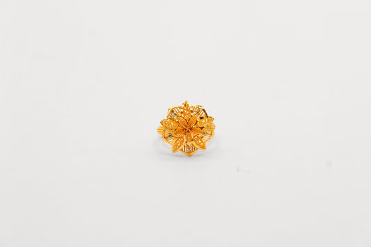 21K Gold Flower Ring