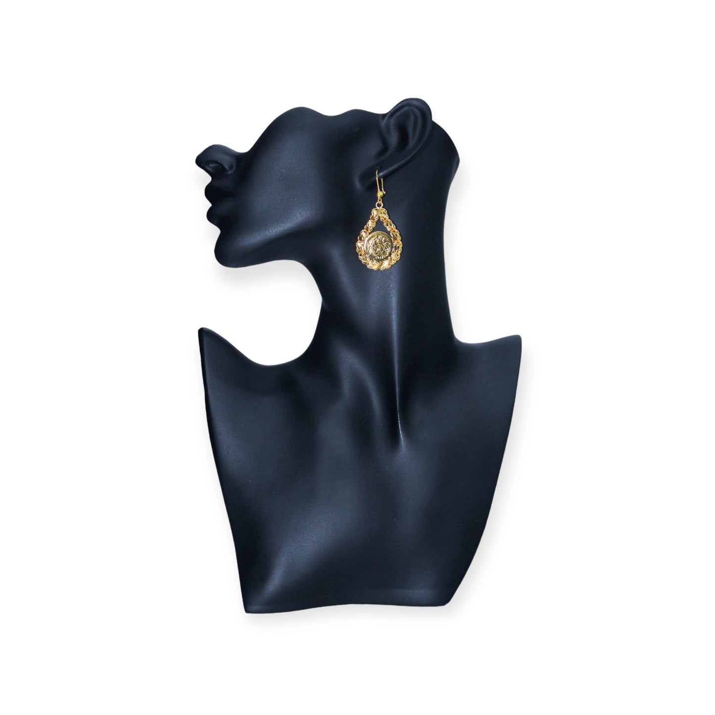 21k Gold Coin Earrings