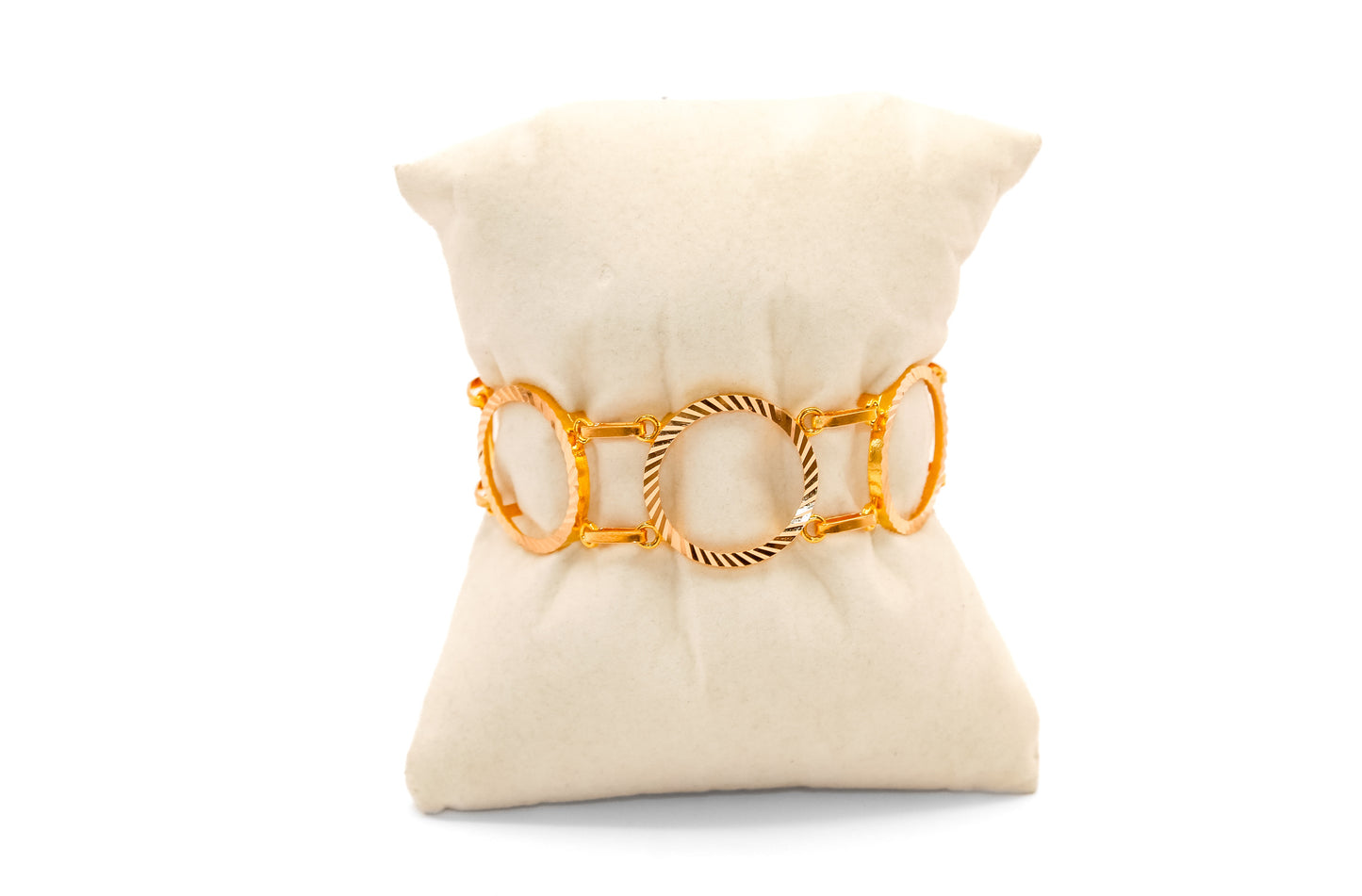 21K Gold Coin Bracelet