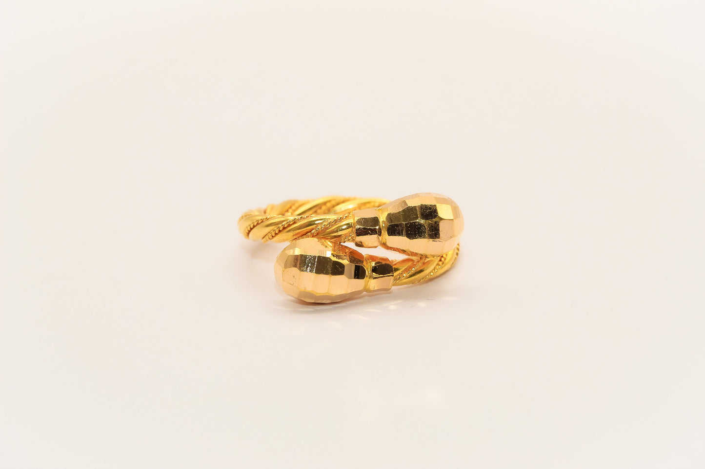 21K Gold Twist Ring