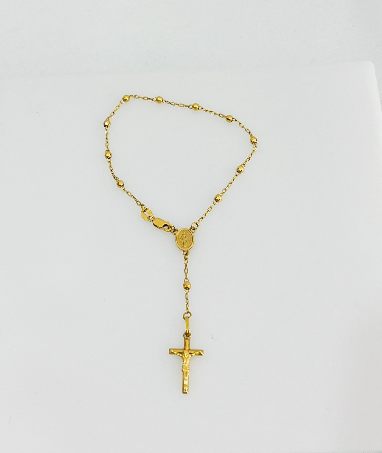 14k Gold Rosary Bracelet