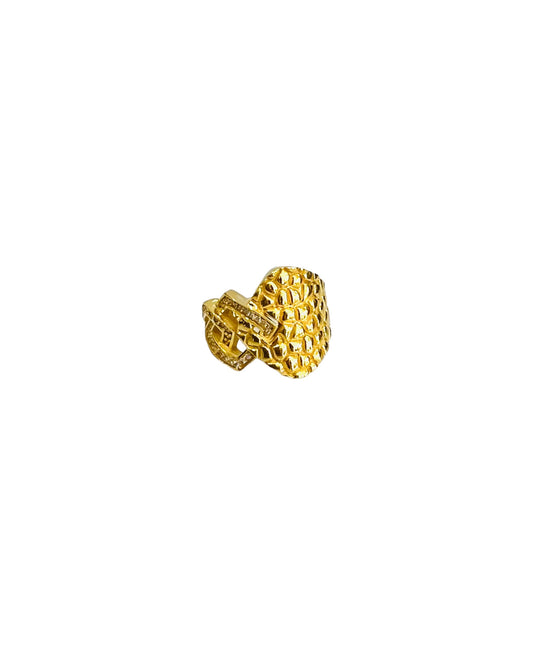 21k Gold Nugget Ring