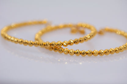 21k gold Beaded Bracelets