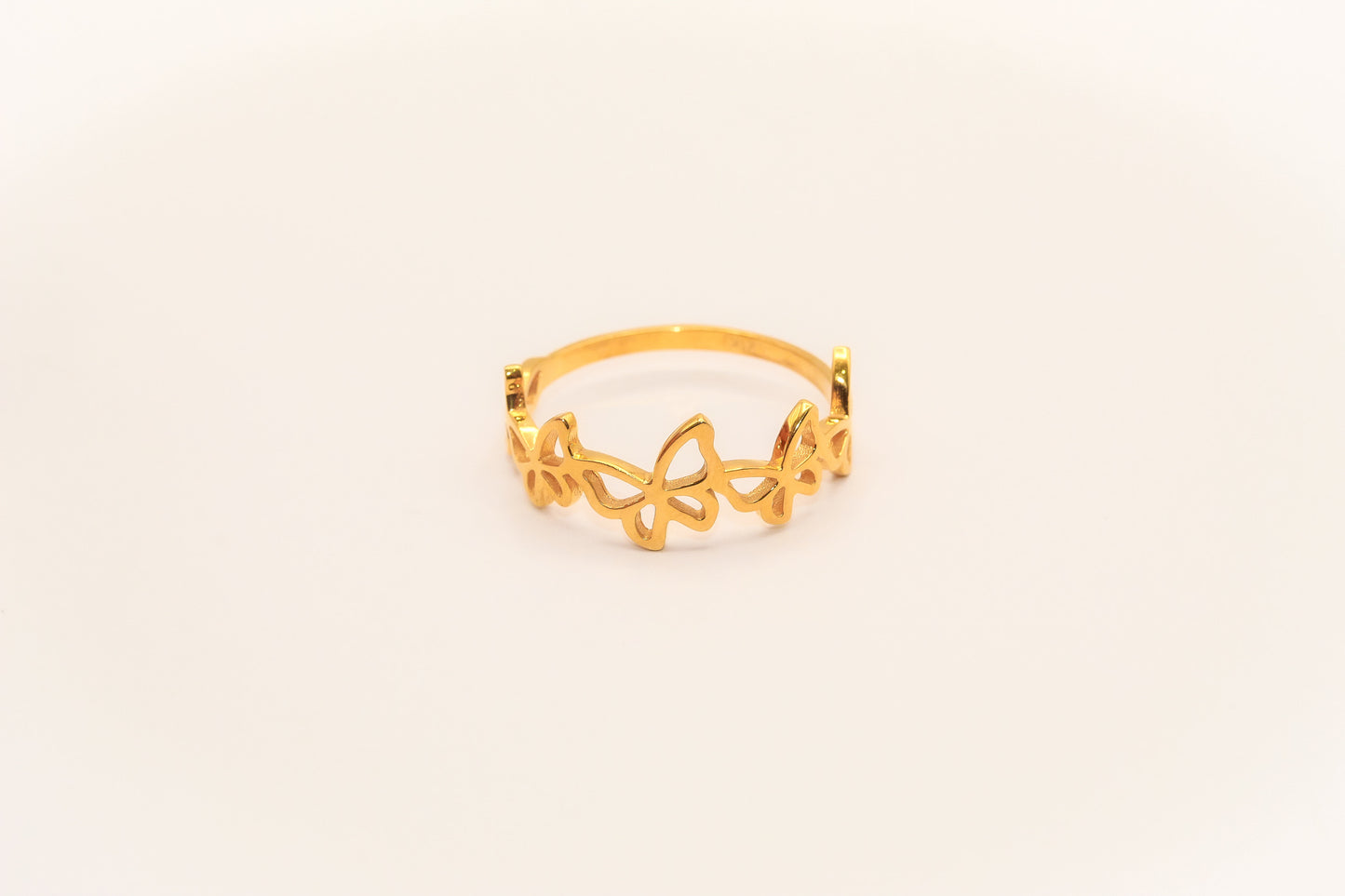 21K Gold Butterfly Ring