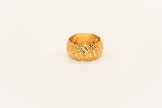 21K Gold Wide Band