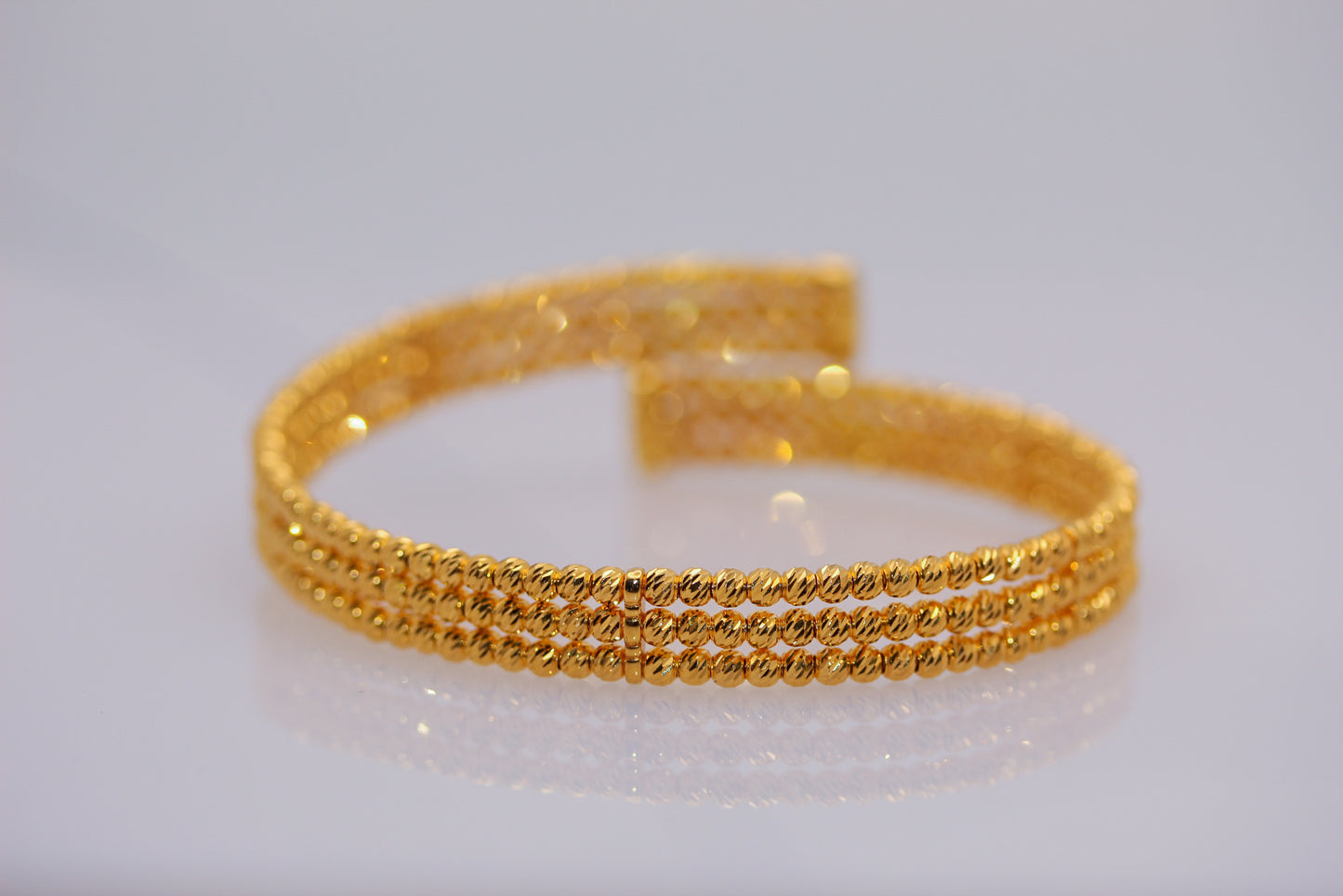 21k Gold Himo Cuff Bracelet