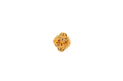 21K Gold Bead Ring