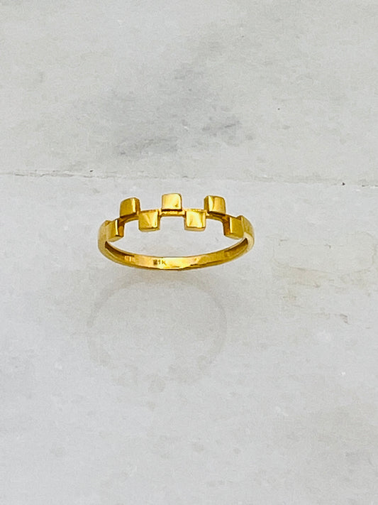 21k Gold stackable Ring