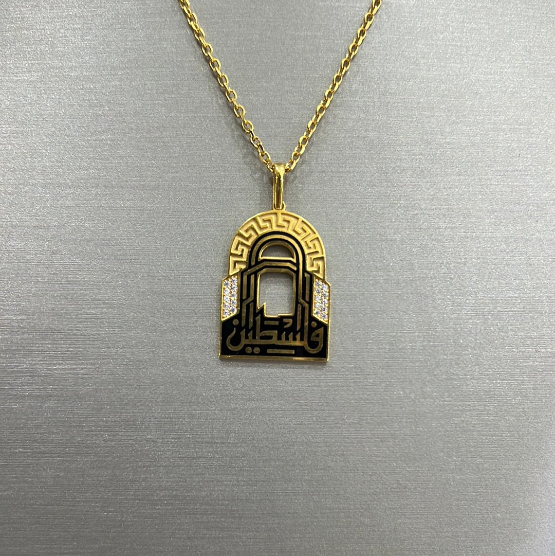 21K Gold Palestine Necklace