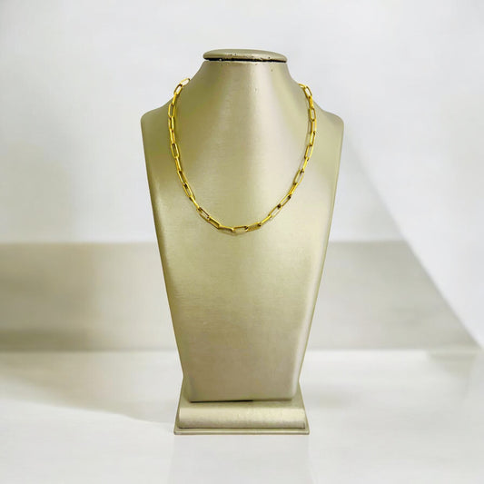 21K Gold Clip Chain