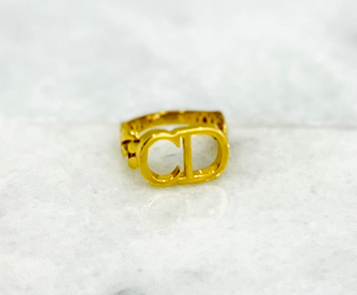 21k Gold Cd Ring