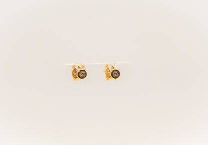 21K Gold Mini Stud Kids Earring