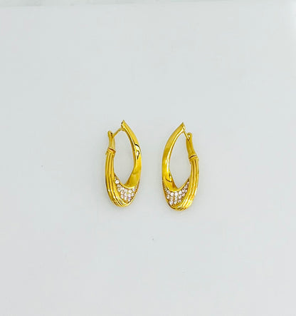 21k Gold Earrings