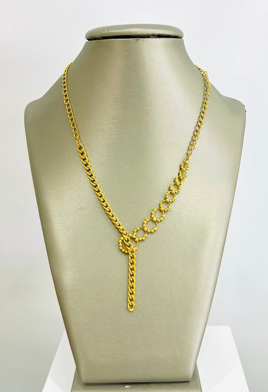 21k Gold Elegant Necklace